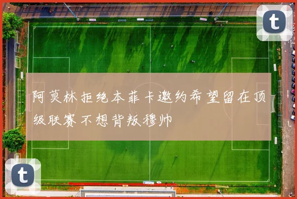 阿莫林拒绝本菲卡邀约希望留在顶级联赛不想背叛穆帅