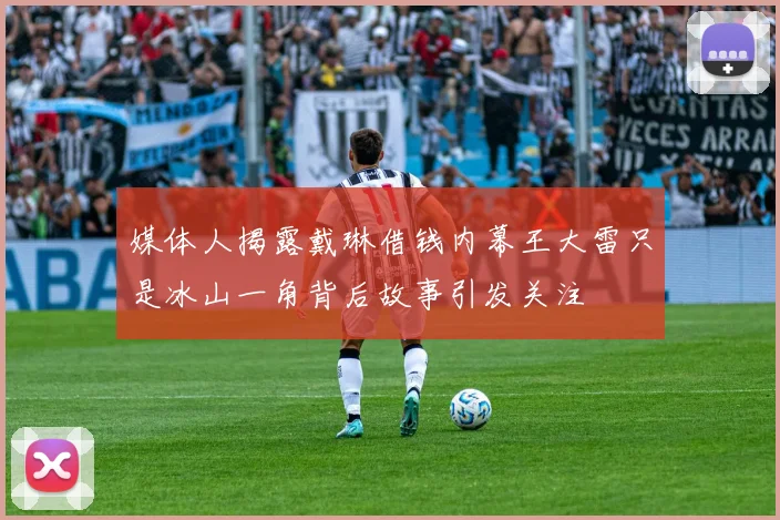 媒体人揭露戴琳借钱内幕王大雷只是冰山一角背后故事引发关注
